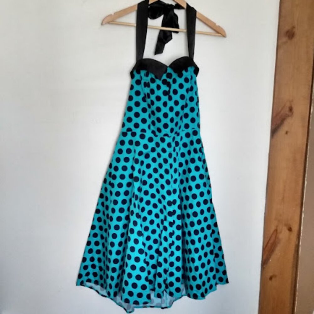 Dressystar Polka Dot Retro Dress Size L